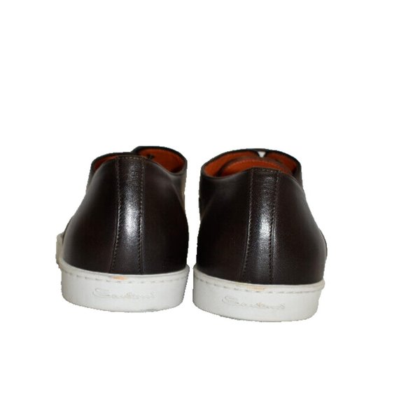 Santoni Durbin Derby Sneaker Brown Size 10 D DD381